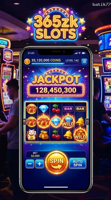 Cuplikan layar menu unduhan batik77 untuk perangkat Android